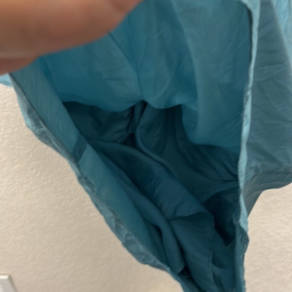 Rebecca Taylor Steel Blue Ruffled Silk Mini Dress 0 - Picture 5 of 8